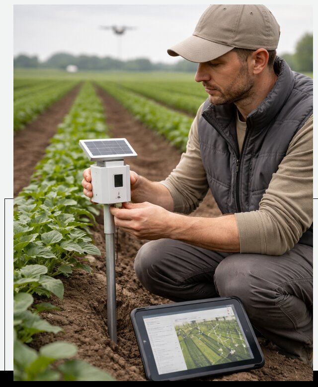 IoT мониторинг сельскохозяйственных полей и контроля в Самаре