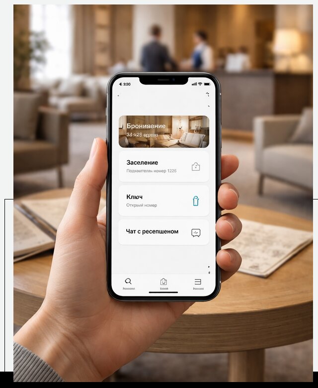 Мобильное приложение для гостей отеля в Самаре, управление сервисом
